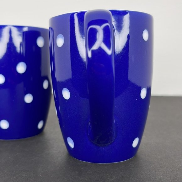 Blue with White Polka Dot Mug - Picture 5 of 6